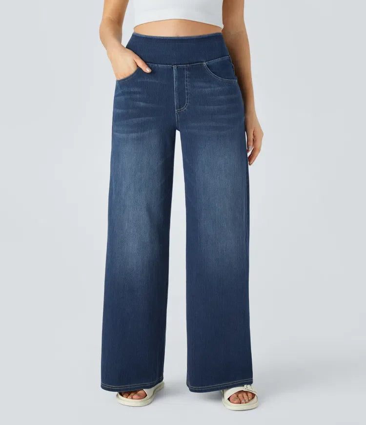 Katie | Flexible Wide-Leg Jeans