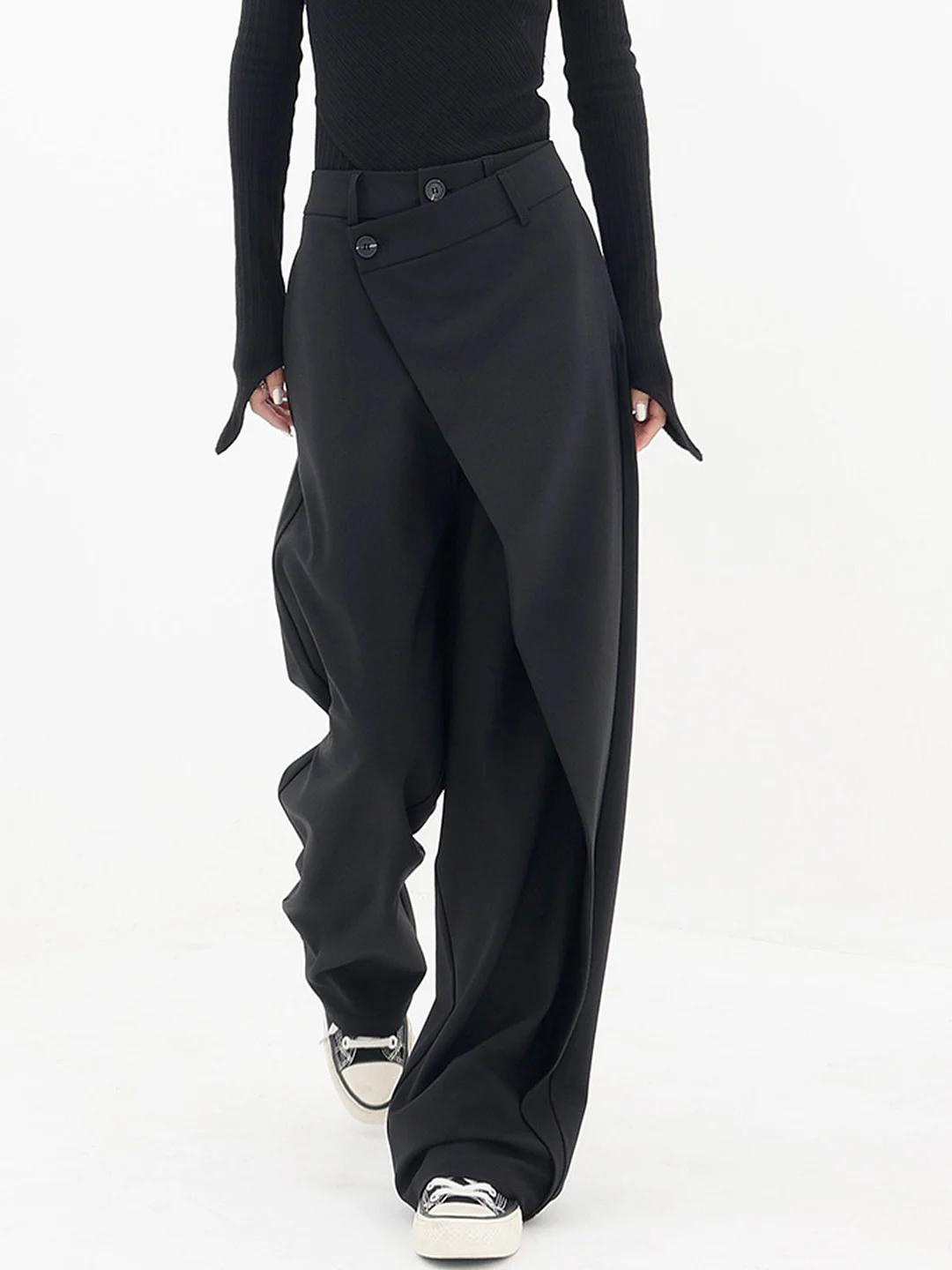 Cora | Asymmetrical Baggy Pants