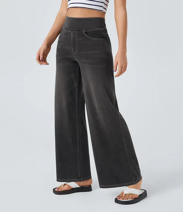 Katie | Flexible Wide-Leg Jeans