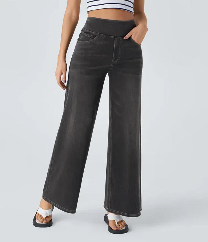 Katie | Flexible Wide-Leg Jeans