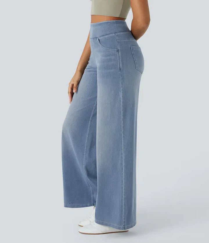 Katie | Flexible Wide-Leg Jeans