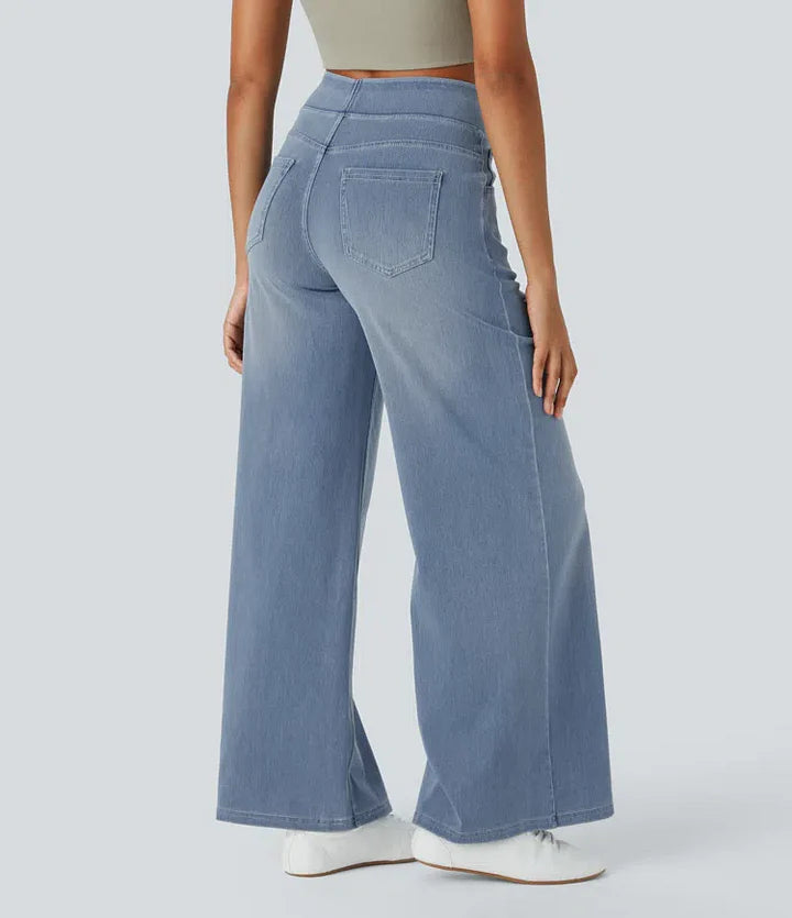 Katie | Flexible Wide-Leg Jeans