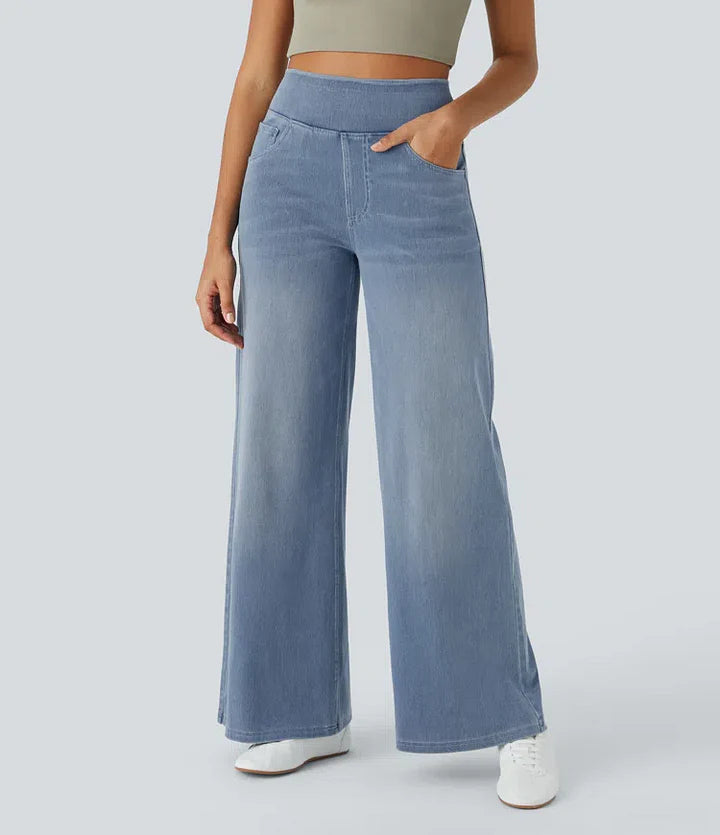 Katie | Flexible Wide-Leg Jeans