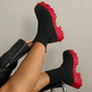 Lydia | Patterned Platform Heels