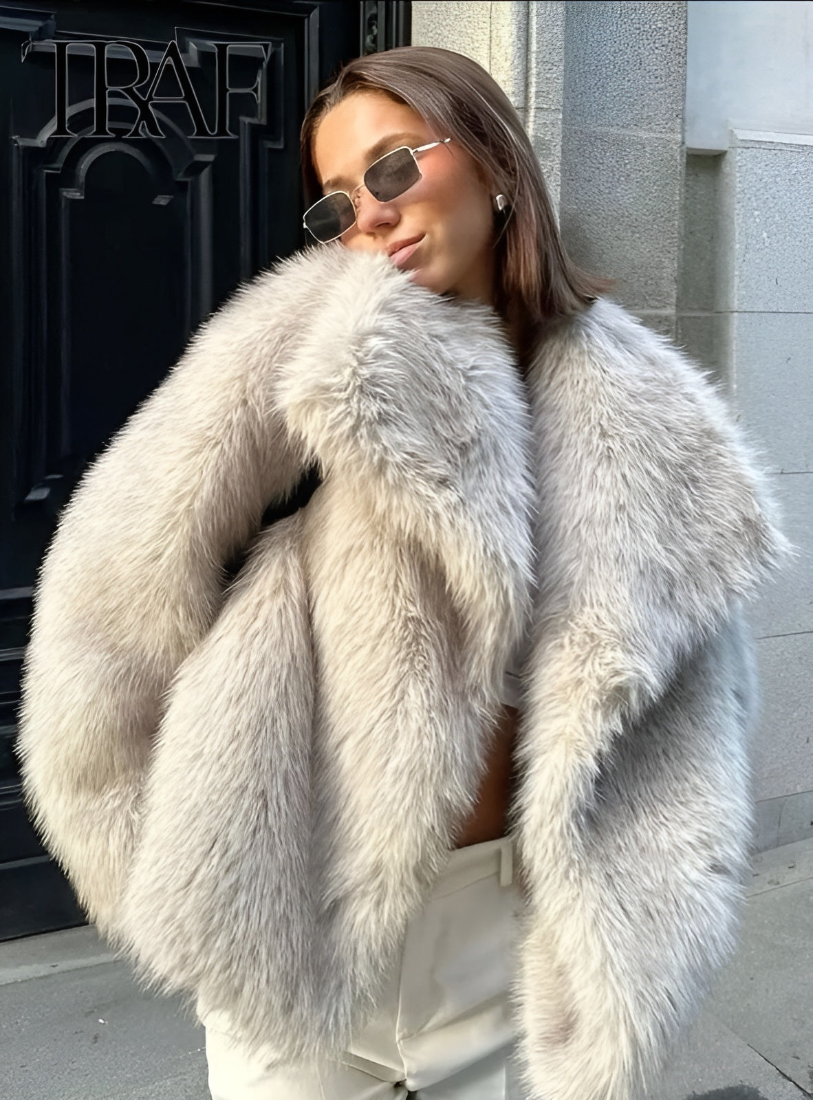 Plush Fur Coat