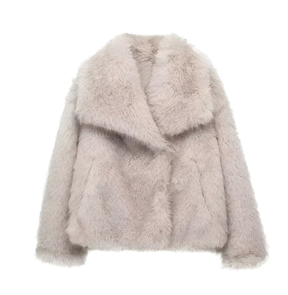 Plush Fur Coat