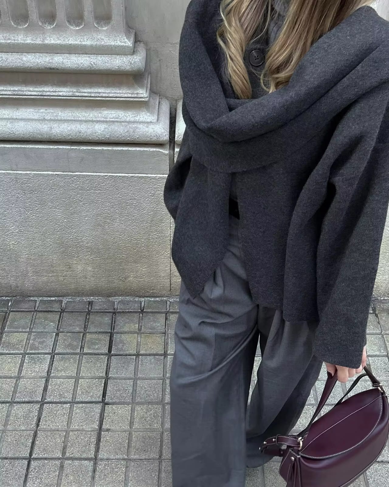 Elegant Scarf Coat