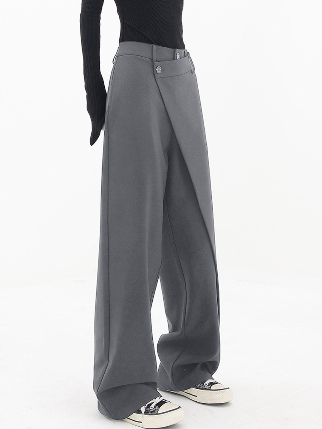 Cora | Asymmetrical Baggy Pants